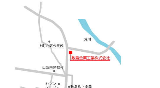 敷島金属近辺の地図